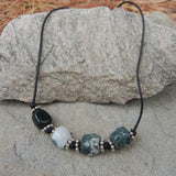beaded cord necklace for men